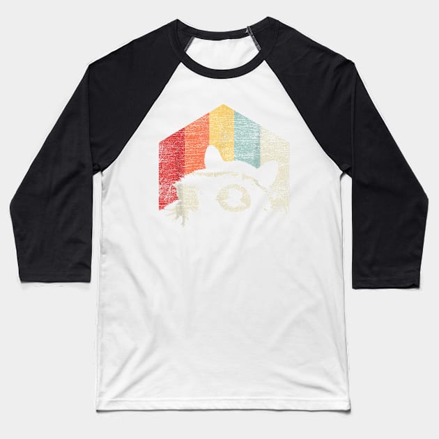 Racoon T-Shirt Men's Vintage Short Sleeve Cotton Polyester Classic Black Small T-Shirt Baseball T-Shirt by YolandaRoberts